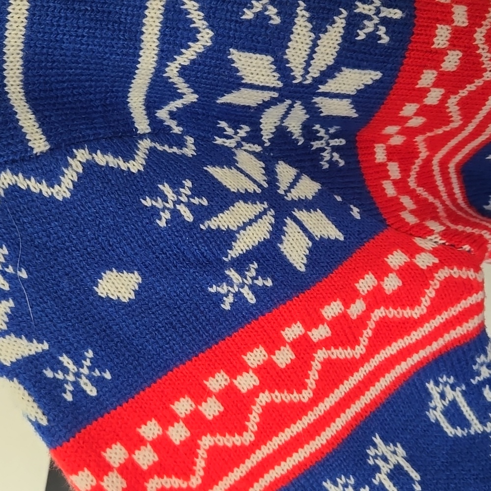 Blue and Red Christmas Sweater - Picture 3 of 13